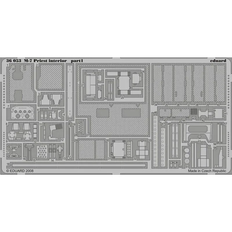 36053 1/35 M-7 İÇ DETAY SETİ - STD.PHOTO ETCHED SE