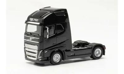 Herpa 313353-002 1/87 Ölçek Volvo FH 16 GI XL2020 Çekici, Siyah, Sergilemeye Hazır Model Araç