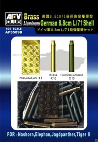 AFV Club AF35098 1/35 8.8mm L/71 Kovan Seti Demonte Plastik Maketi