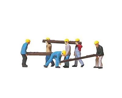 Preiser 10034 1/87 Ölçek demiryolu işçileri Figürleri