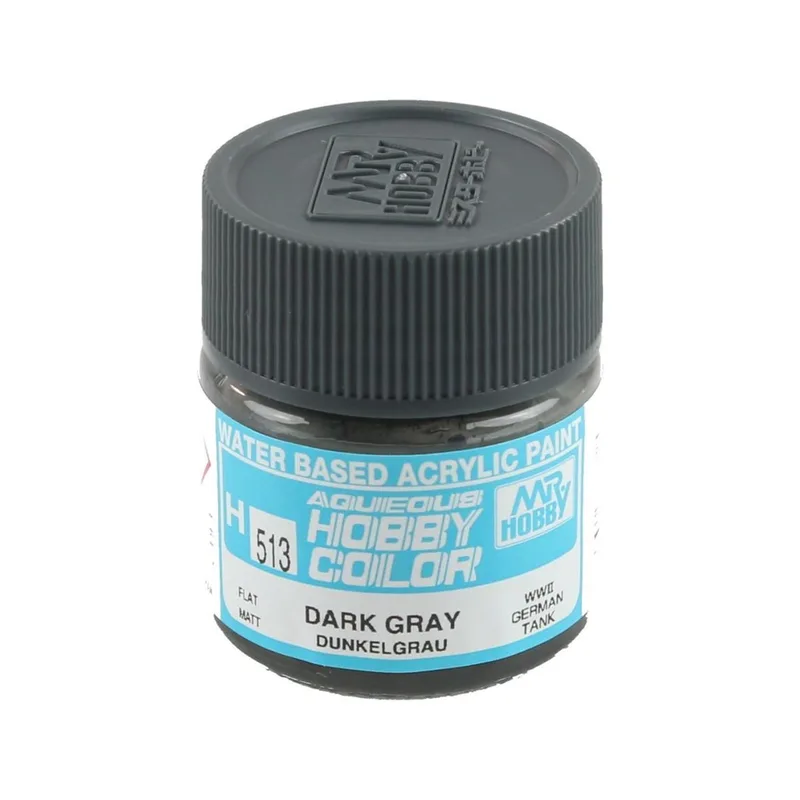 Gunze H513 10 ml. Dark Gray (Dunkelgrau), Aqueous Serisi Maket Boyası