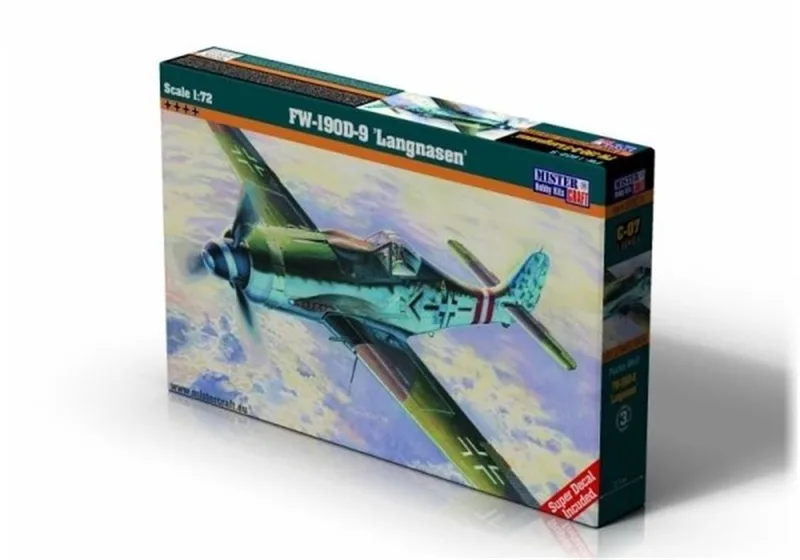 Mistercraft C007 1/72 Fw-190D-9 (Langnasen) Savaş Uçağı Demonte Plastik Maketi
