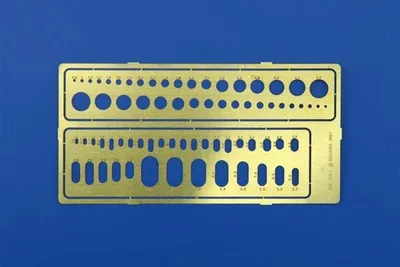 EDUARD 00001 Circle & oval stencils FOR