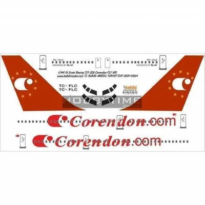 Babibi DAT01064 1/144 Corendon, Boeing 757-200, Dekal Çıkartma