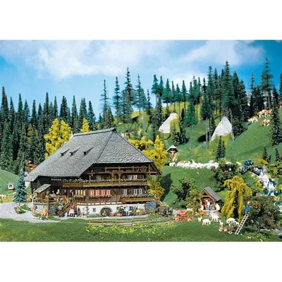 Faller 130366 1/87 Kara Orman Çiflik Evi Demonte Plastik Maketi