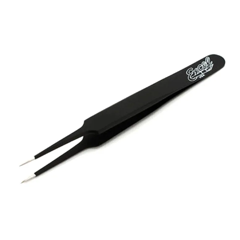30421 4.5 İNCH STRAİGHT POİNT TWEEZERS (BLACK)