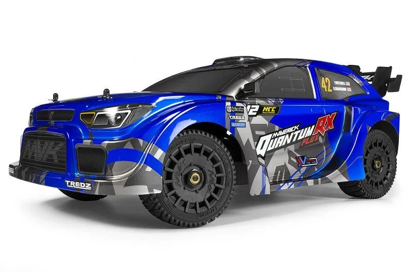 QUANTUM-RX FLUX 4S 1/8 4WD RALLY CAR - BLUE