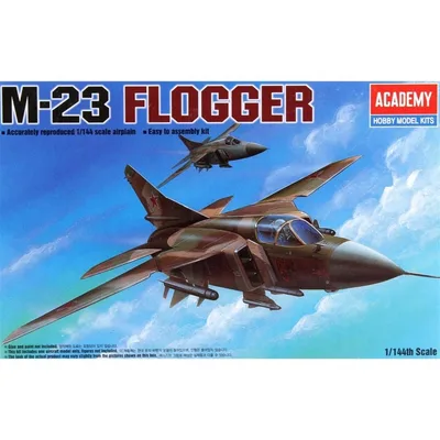 Academy 12614 1/144 MiG-23 Frogger Savaş Uçağı Demonte Plastik Maketi