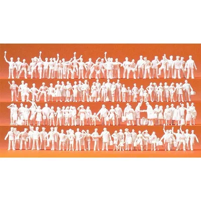Preiser 16325 1/87 Ölçek demiryolu personelleri ve yolcular - bo Figürleri