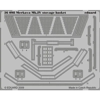 36098 1/35 MERKAVA MK.IV STOWAGE BASKET - STD.PHOT