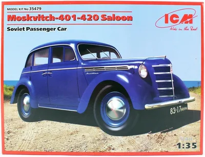 1/35 Moskvitch-401-420 Saloon, Soviet Passenger Car