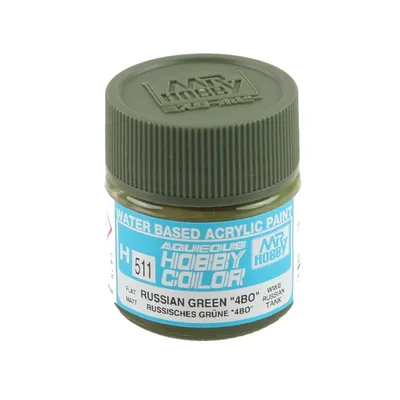 Gunze H511 10 ml. Russian Green (4BO), Aqueous Serisi Maket Boyası