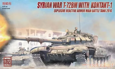 UA72082 1/72 Syrian War T-72BM with Kontakt-1 expl