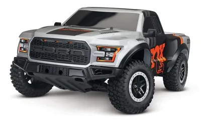 Traxxas Slash 1/10 RTR 2017 Ford Raptor 2WD Short Course Truck (Fox) w/XL-5 ESC, TQ 2.4GHz Radio, Battery & USB-C Charger
