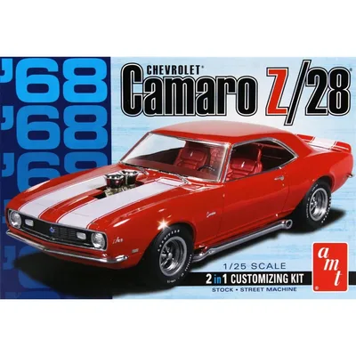 AMT 868 1/25 1968 Camaro Z/28 Araba Demonte Plastik Maketi