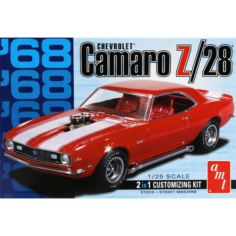 AMT 868 1/25 1968 Camaro Z/28 Araba Demonte Plastik Maketi
