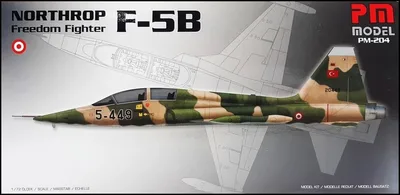 PM Model 204 1/72 F-5B Eğitim Uçağı Demonte Plastik Maketi
