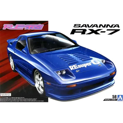05580 1/24 RE AMEMIYA FC3S RX-7 '89