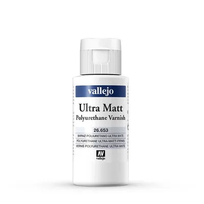 Vallejo 26653 60 ml. Poliüretan Ultra Mat Vernik, Model Boyası