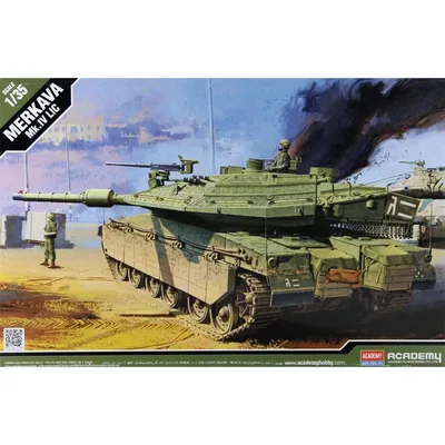 Academy 13227 1/35 Merkava Mk.IV LIC Tank Demonte Plastik Maketi