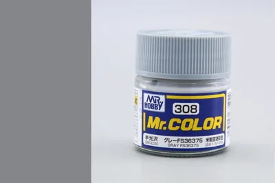 Gunze C308 10 ml. Gray FS36375, Mr.Color Serisi Maket Boyası
