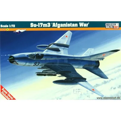 Mistercraft D015 1/72 Su-17M3 (Afganistan Savaşı) Savaş Uçağı Demonte Plastik Maketi