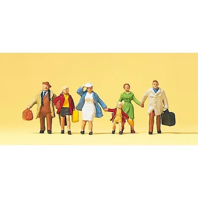 Preiser 10281 1/87 Ölçek familie krause verreist Figürleri