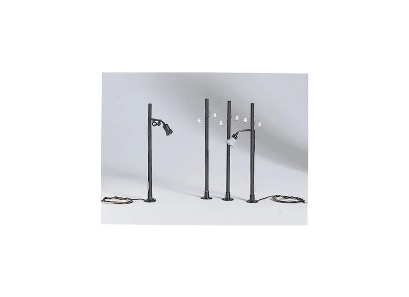 55750 1/87 WOODEN MAST W LİGHT