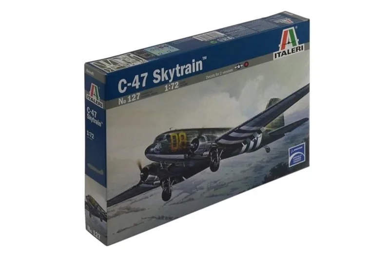 Italeri 0127S 1/72 C-47 Skytrain Askeri Uçak Demonte Plastik Maketi