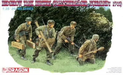 Dragon 6127 1/35 Ölçek Hedgerow Tank Avcıları (Normandy 1944) Asker Figürleri Plastik Model Kiti