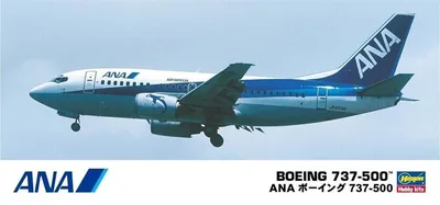 Hasegawa 34 10734 1/200 Ölçek Boeing 737-500 ANA Yolcu Uçağı Plastik Model Kiti