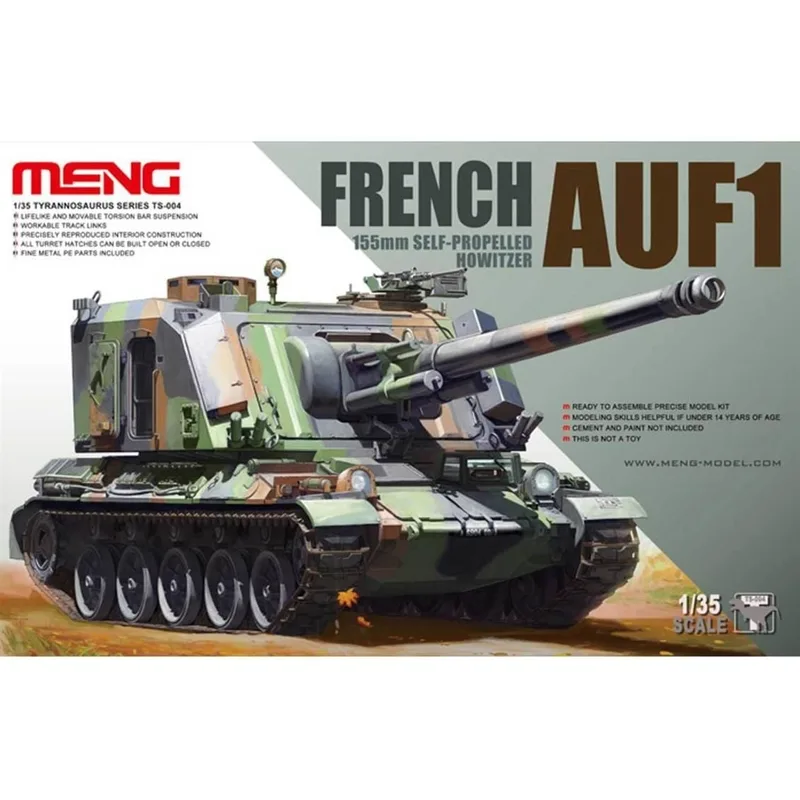 TS004 1/35 FRENCH AUF1 155MM SELF-PROPELLED HOWİTZ