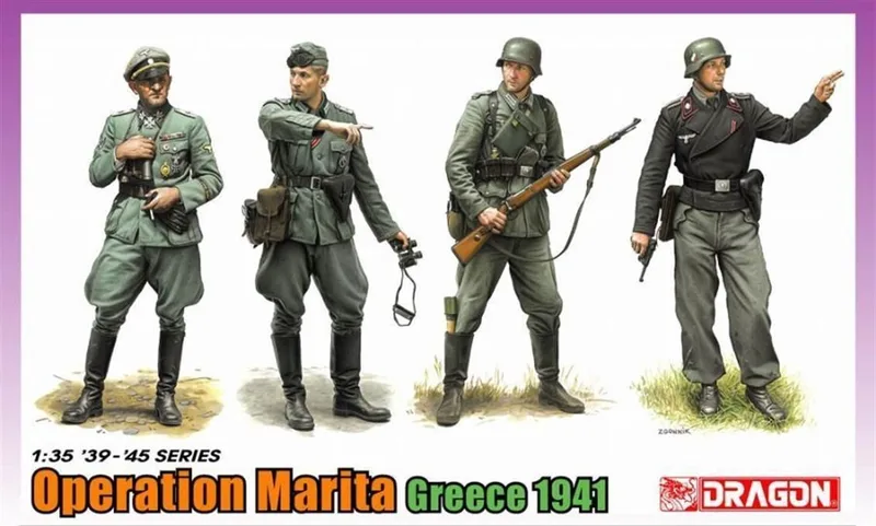 Dragon 6783 1/35 Marita Operasyonu Asker Figür Maket Seti Yunanistan 1941