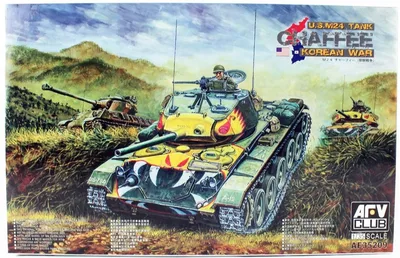 AFV Club AF35209 1/35 M24 Chaffee (Korea Savaşı) Tankı Demonte Plastik Maketi