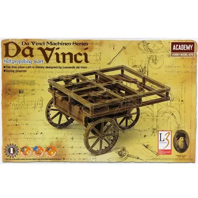 Academy 18129 Da Vinci Arabası Demonte Plastik Maketi