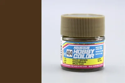 Gunze H404 10 ml. Khaki Brown, Aqueous Serisi Maket Boyası