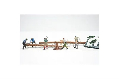 Preiser 10495 1/87 Ölçek ağaç kesen oduncular Figürleri