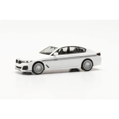 Herpa 421065 1/87 Ölçek BMW Alpina B5, Beyaz, Sergilemeye Hazır Model Araç
