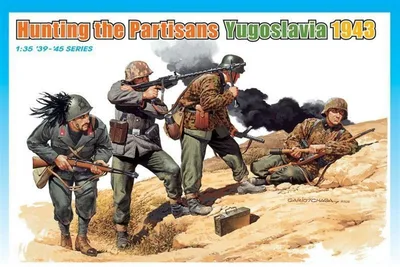 Dragon 6491 1/35 Ölçek Partizan Avı (Yugoslavya 1943) Asker Figürleri Plastik Model Kiti