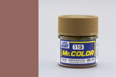 Gunze C119 10 ml. RLM76 Sand Yellow, Mr.Color Serisi Maket Boyası