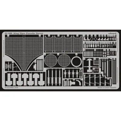 EDUARD 35680 1/35 King Tiger Porsche FOR DRAGON Ma