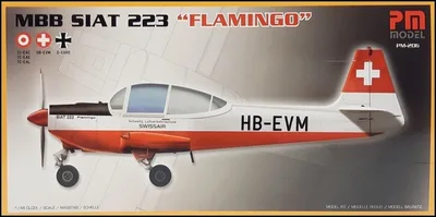 PM Model 206 1/72 MBB Siat 223 Flamingo Eğitim Uçağı Demonte Plastik Maketi