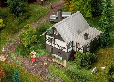 Faller 130570 1/87 Günübirlik Orman Evi Demonte Plastik Maketi