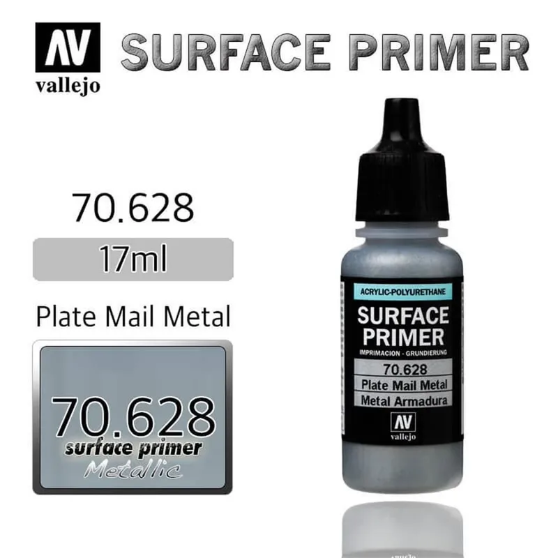 Vallejo 70628 17 ml. Plate Mail Metal-Ga, Astar Model Boyası