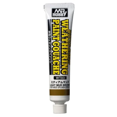 Gunze WT03 20 ml. Light Mud Brown, Su Bazlı Guaj Eskitme Boyası