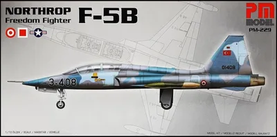 PM Model 229 1/72 Northrop F-5B Eğitim Uçağı Demonte Plastik Maketi