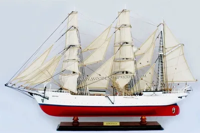 GIANIHIEN TS0073P80 GORCH FOCK I AHŞAP HAZIR YELKENLİ GEMİ MAK