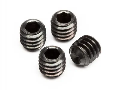 SET SCREW M4x4mm (4pcs) 2.5mm Hex Socket