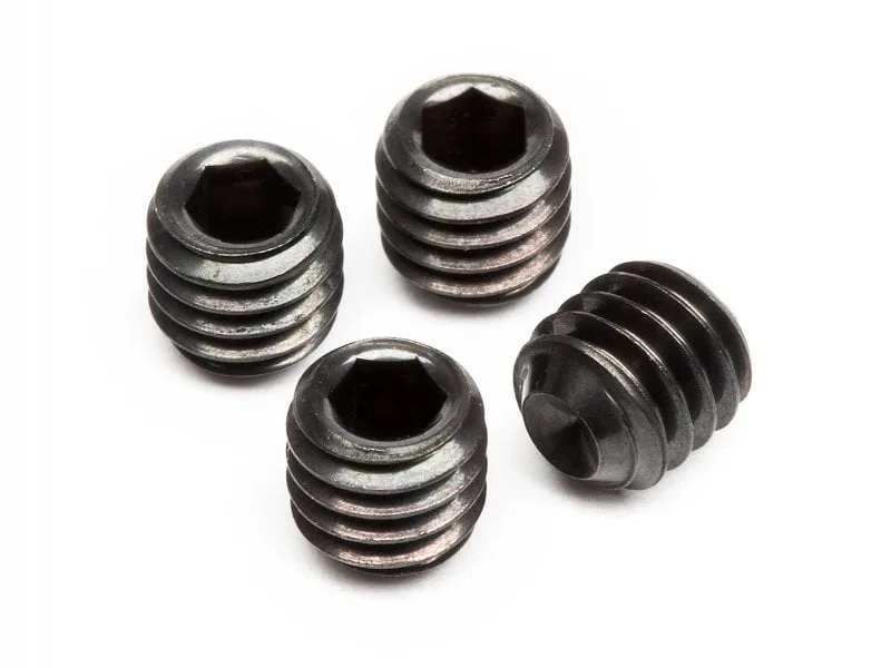 SET SCREW M4x4mm (4pcs) 2.5mm Hex Socket