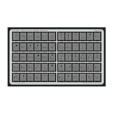 EDUARD XT031 1/35 Tactical Symbols 1942-45 Maket D